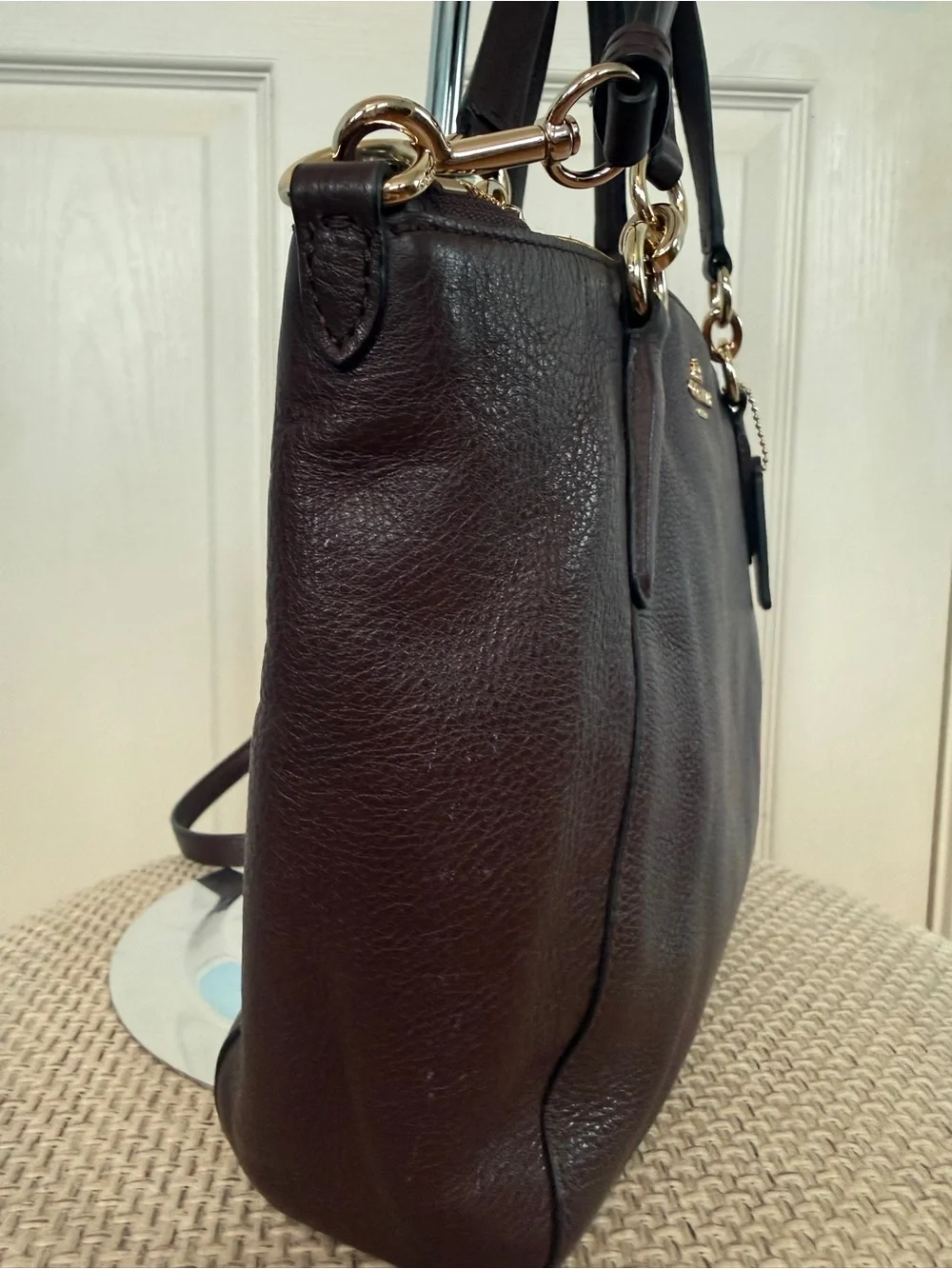 COACH LEATHER MULTIWEAR BAG BROWN 2017 #6676 - Picture 6 of 10